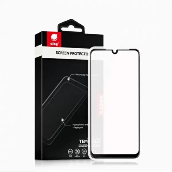 Гибридное стекло для Xiaomi Redmi Note 7 / 7S / 7 Pro Ainy Full Screen Cover 0.15mm (Black) - 5