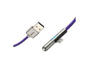 Кабель USB BASEUS Iridescent Lamp, USB - Lightning, 2.4А, 1 м, фиолетовый, игровой - 7