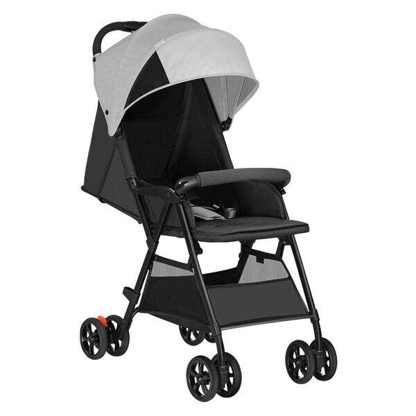 Коляска детская Qborn Lightweight Folding Stroller (Gray) - 1