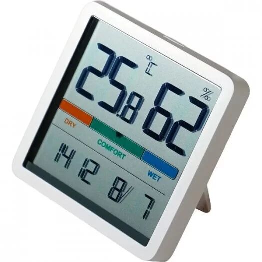 Термометр и гигрометр Miiiw Mute Thermometer And Hygrometer Clock NK5253 (White) - 5