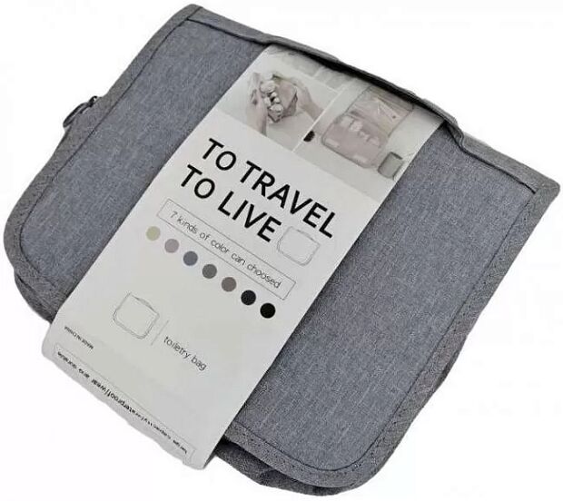 Подвесная сумка-косметичка Xiaomi HaveTravel Wash Bag Grey - 2