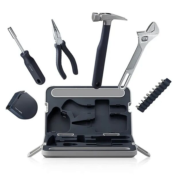 Набор инструментов HOTO Manual Tool Set QWSGJ002 (серый) - 1