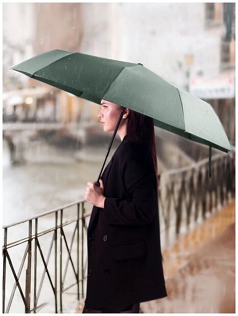 Зонт Zuodu Full Automatic Umbrella Led (Green) - 7