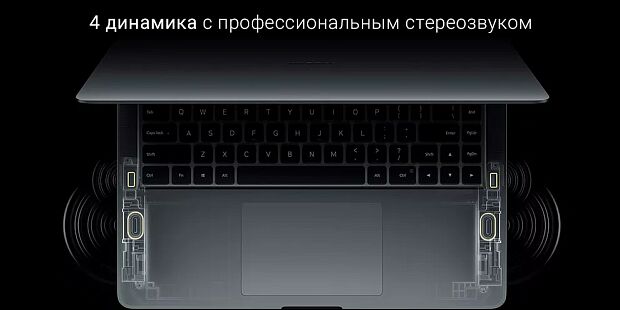 Ноутбук Mi Notebook Pro X 15(Core i7 11370H/32Gb/1Tb SSD/RTX 3050 Ti) JYU4361 (Grey) - 12