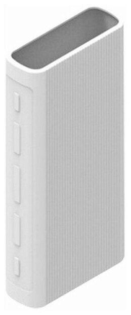 Силиконовый чехол для Xiaomi Mi Power Bank 3 20000 mAh (White) - 5