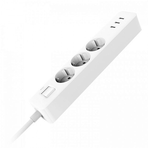 Сетевой удлинитель Xiaomi Mi Power Strip International 3 (White/Белый) - 5