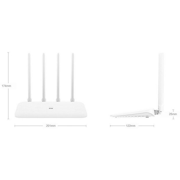 Роутер XIAOMI Mi WiFi Router 4A Gigabit Edition (DVB4218CN) RU - 2