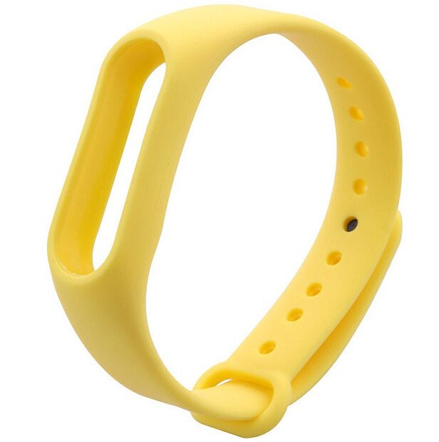 Ремешок силиконовый для Xiaomi Mi Band 2 (Yellow/Желтый) - 4