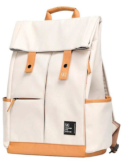 Xiaomi 90 Points Vitality College Casual Backpack (White) - 2