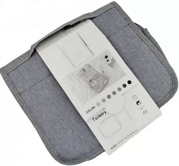 Подвесная сумка-косметичка Xiaomi HaveTravel Wash Bag Grey - 1
