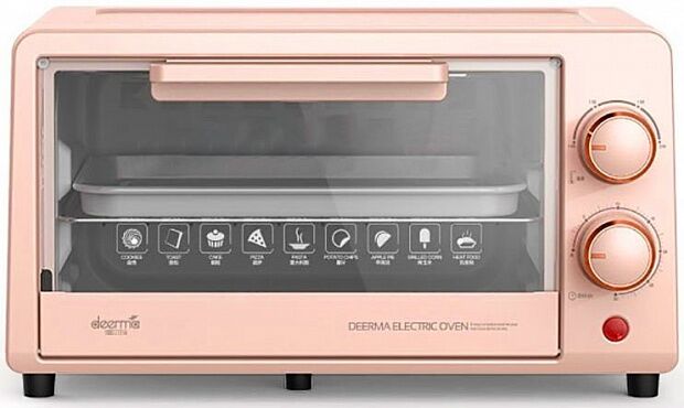 Мини-печь Deerma Electric Oven DEM-EO101S (Pink) - 1