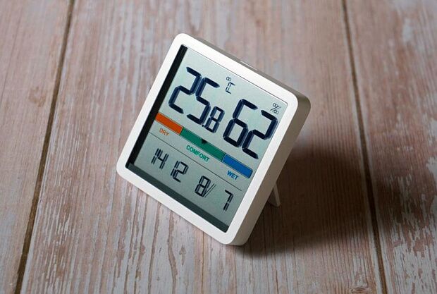 Термометр и гигрометр Miiiw Mute Thermometer And Hygrometer Clock NK5253 (White) - 2
