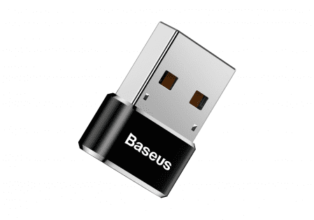Переходник BASEUS Male OTG, USB - Type-C, 5А, черный - 2