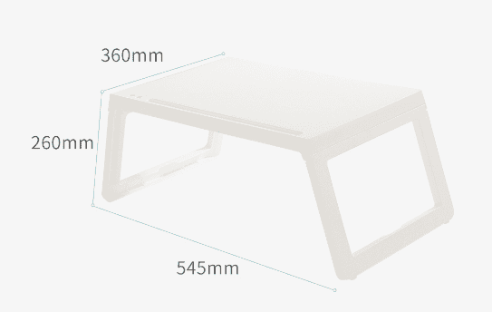 Xiaomi Clean Folding Small Square Table White - 2