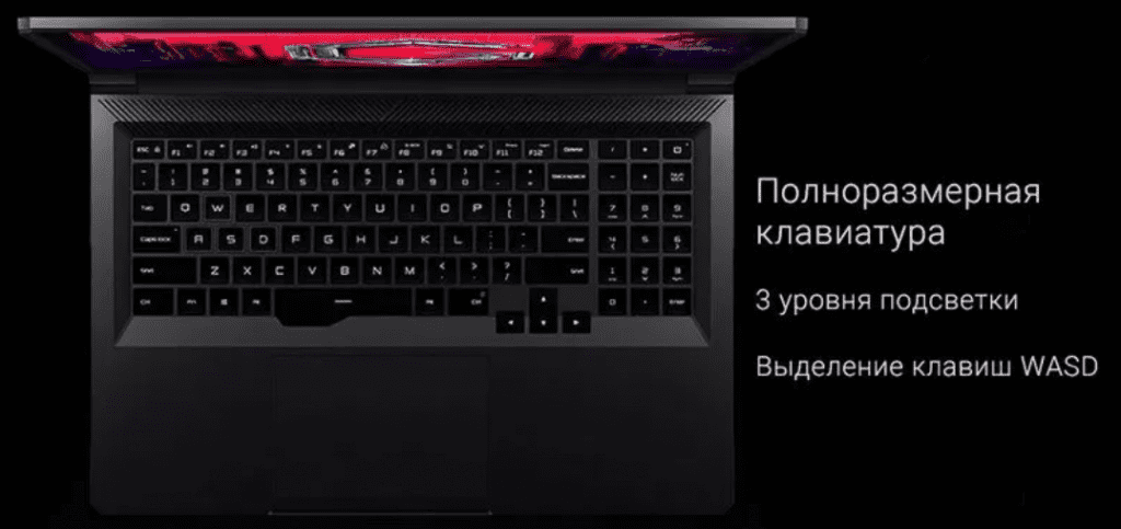 Клавиатура с подсветкой ноутбука Xiaomi Redmi G 2021" JYU4372CN