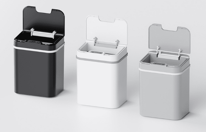 Дизайн умного мусорного ведра Xiaomi Gipin Smart Sensor Trash Can