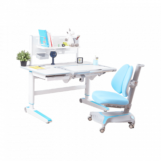 Детский учебный стол и кресло Snuggle Sac Children's Table And Posture Armchair (Blue) 