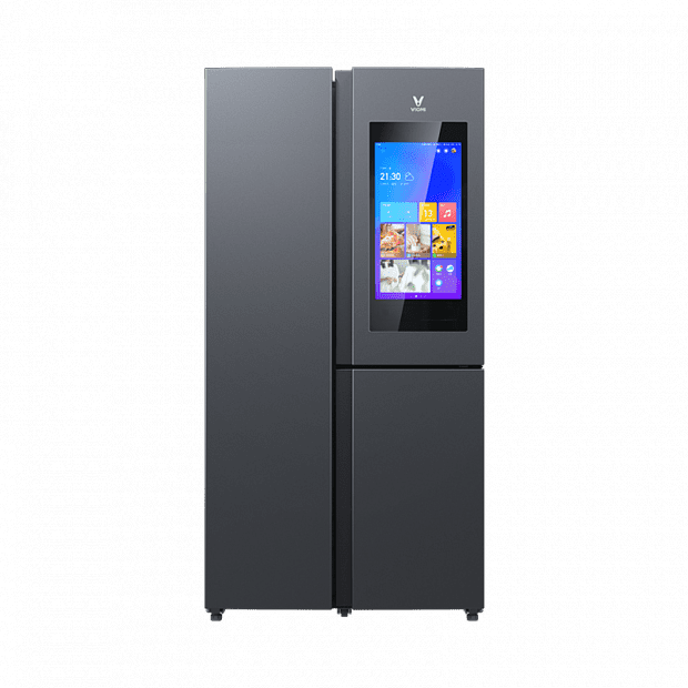Холодильник Viomi Internet Refrigerator T-Type Three-Door 408L (Dark Blue/Темно-Синий) - 1